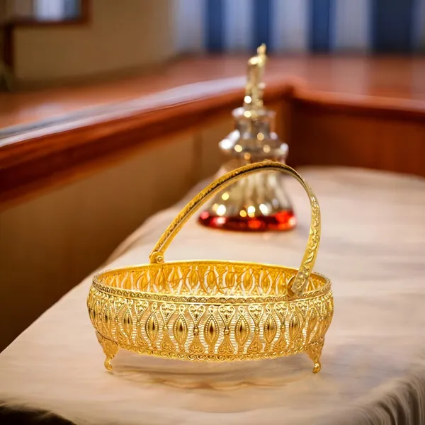 MAXXINN_Metal_basket_For_Puja_And_Fruit