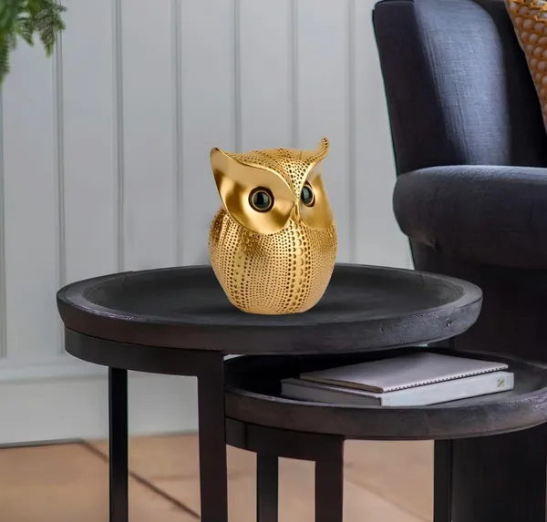 Modern_Classy_Lucky_Owl_Resin_Art_Figure_Showpiece