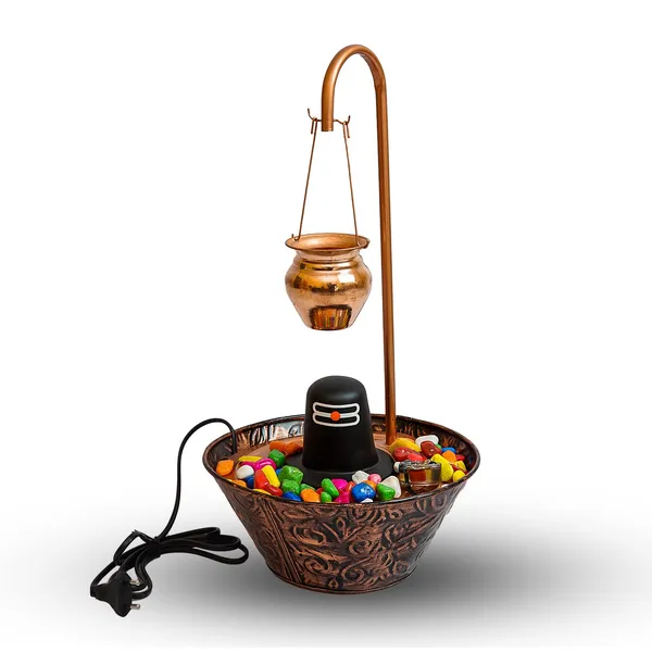 MAXXINN_Shiva_Shivling_Shiv_Linga_Mahadev_Water_Fall_Fountain_with_Led_Lights_Home_Temple_Living_Room_Decor