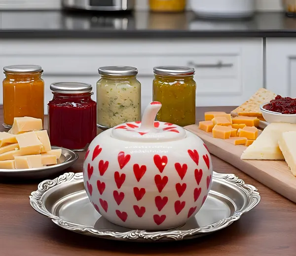 Ceramic_Apple_Shape_Container_Pickle_Jars