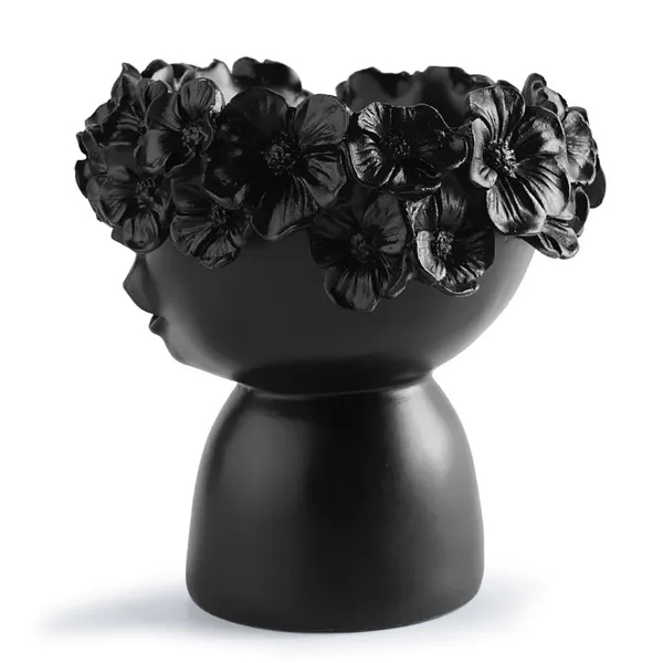 Female_Lady_Head_Face_Home_Decoration_Resin_Vase_Statue