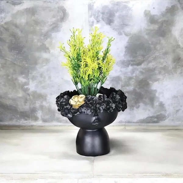 Female_Lady_Head_Face_Home_Decoration_Resin_Vase_Statue