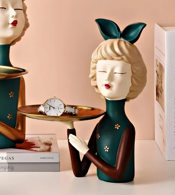 Maxxinn_Girl_with_Plate_Showpiece,_Lady_Sculpture_Figurines_for_Home_Decor