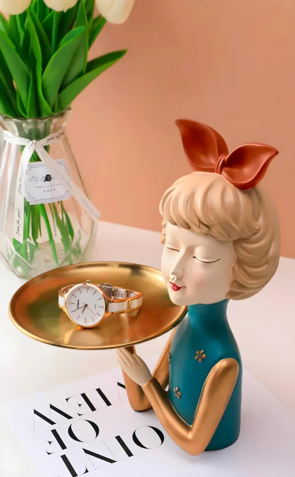 Maxxinn_Girl_with_Plate_Showpiece,_Lady_Sculpture_Figurines_for_Home_Decor