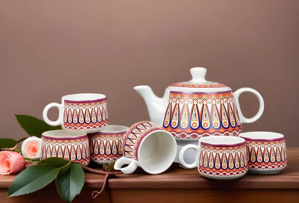 Hand-Painted_Premium_Ceramic_Tea_Morning_Set_-_6_Coffee_Tea_Cups_and_1_Kettle_-_Ideal_Gift_for_Friends,_Anniversaries,_Valentine's_Day,_Birthdays