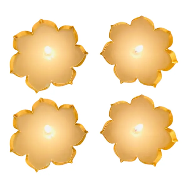 _Metal_Flower_Urli_Candle_Holder_Set_of_4_?_Decorative_Tealight_Candle_Holders_for_Home_D?cor,_Diwali,_Wedding_&_Festive_Decoration