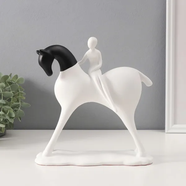 Modern_Artistic_Horse_And_Rider_Statue