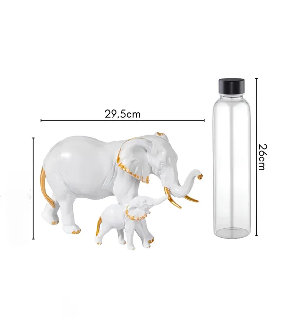 Maxxinn_Resin_Mother_Elephant_with_Baby_Figurine_Showpiece_–_Antique_Gold_Polyresin_Sculpture_for_Home_Decoration_