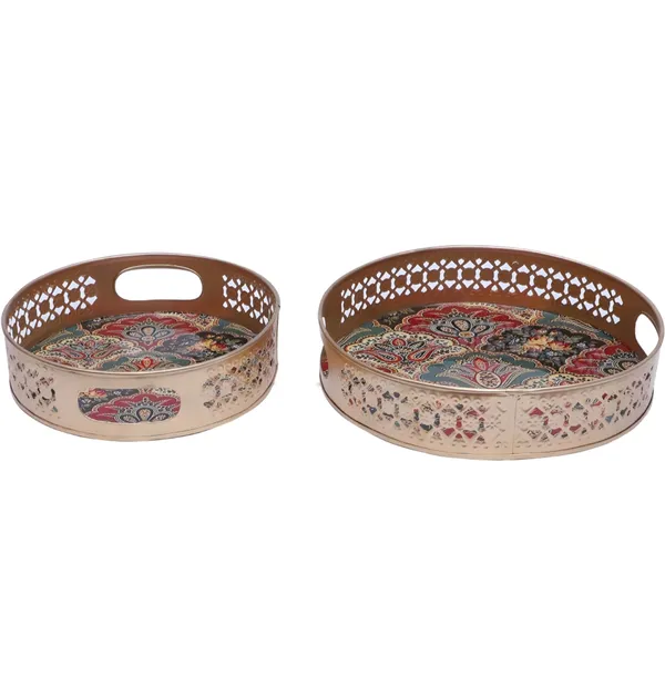 Traditional_Pichwai_Tray_Round_Platter_for_MultiUse_in_Wedding,_Diwali,_&_Home_Decor|_Traditional_Round_Platter_for_Tea,_Coffee,_Fruits,_&_Snacks