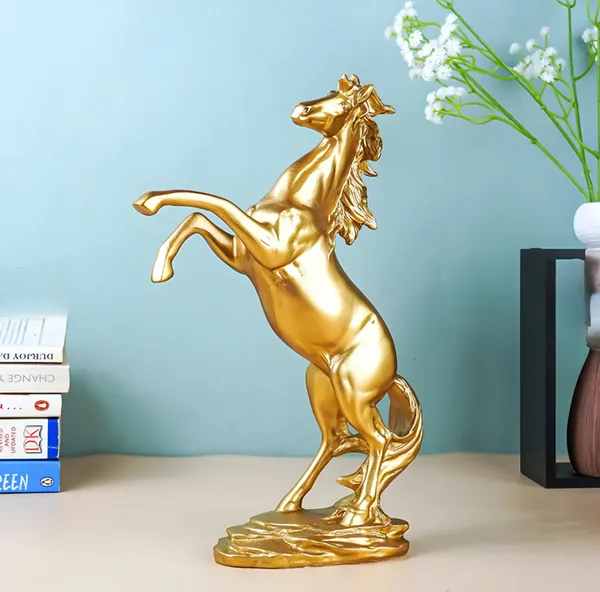 Horse_Statue__Showpieces_for_Home_Decor,_Good_Luck_Wealth_Income_Bright_Future_Decorative,Resin