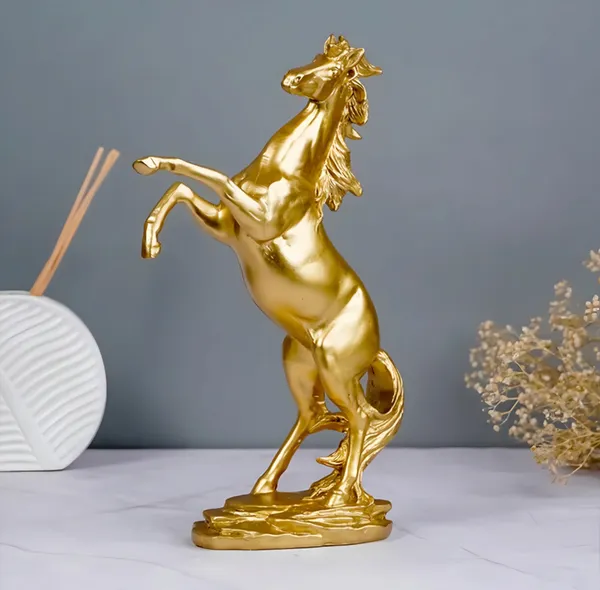 Horse_Statue__Showpieces_for_Home_Decor,_Good_Luck_Wealth_Income_Bright_Future_Decorative,Resin