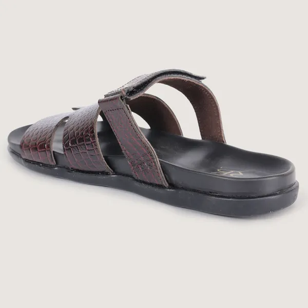 Slider_Men_|_Croco-Orso_Maroon