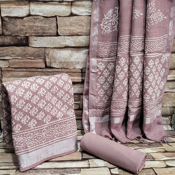 Booti_Print_Linen_Cotton_Suit_Set_With_Linen_Cotton_Duptta