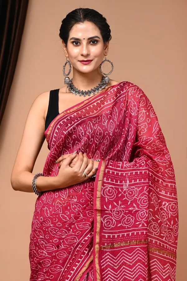 Chanderi_Silk_Saree_Hand_Block_Print_For_Womens