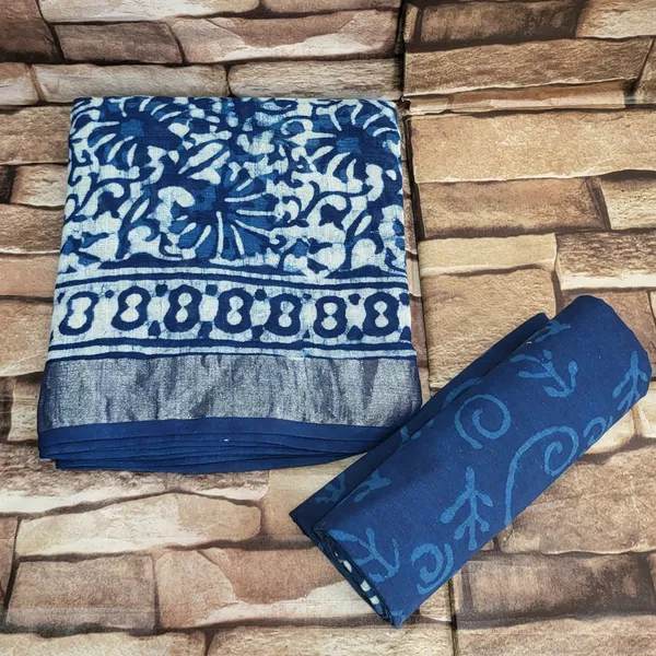 Dabu_Print_Linen_Cotton_Suit_Set_For_Women's