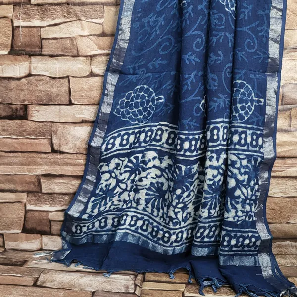 Dabu_Print_Linen_Cotton_Suit_Set_For_Women's