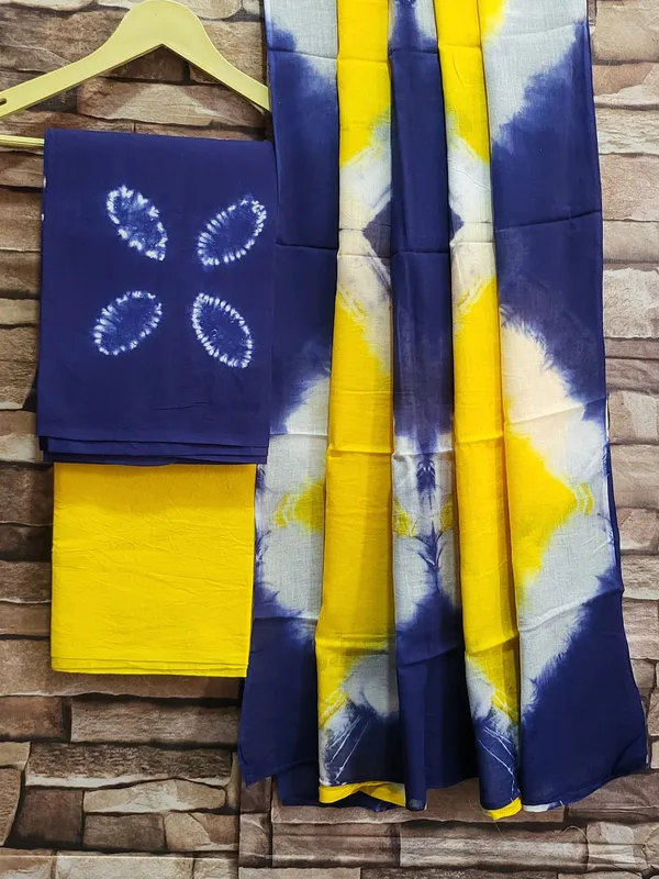 Elegant_Cotton_Suit_Set_with_Shibori_Print_and_Cotton_Dupatta"