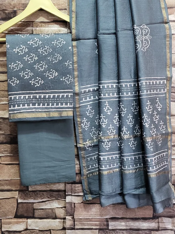 Grey_Booti_Chanderi_Silk_Suit_Set_