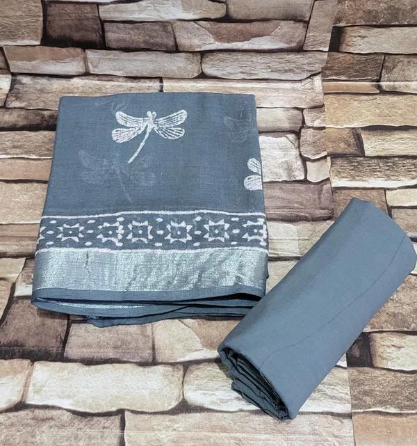 Grey_Butterfly_Print_Linen_Cotton_Suit_Set