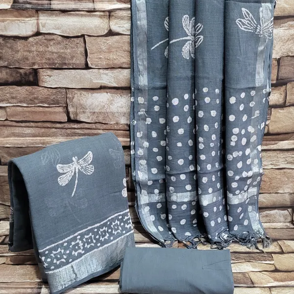 Grey_Butterfly_Print_Linen_Cotton_Suit_Set