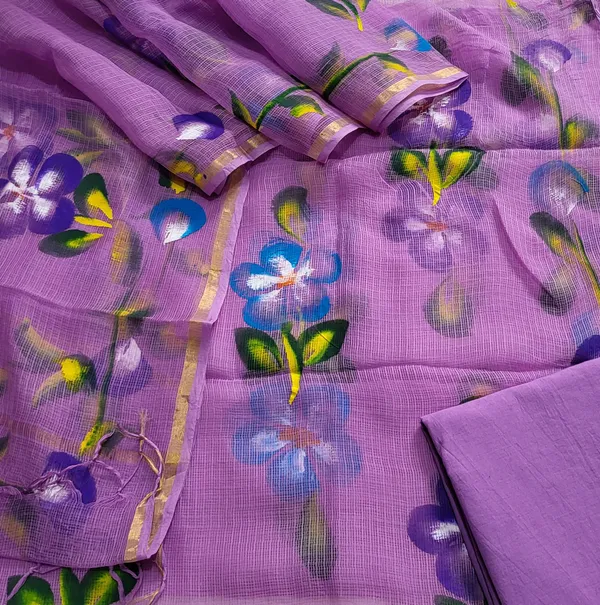 HAND_PAINT_PURPLE_TRADITIONAL_AND_ELAGENT_KOTA_DORIA_SUIT_FOR_WOMEN