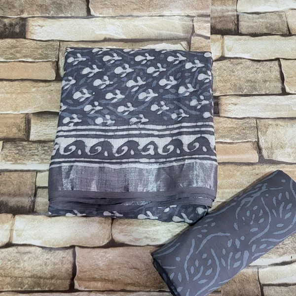 Hand_Block_Dabu_Print_Linen_Cotton_Suit_Set_with_Cotton_Bottom_–_Unstitched