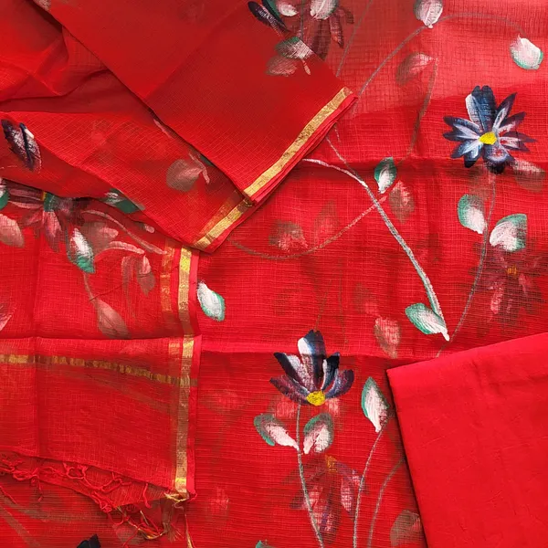 Hand-Painted_Kota_Doria_Suit_Set_–_Elegant_&_Lightweight_Ethnic_Wear