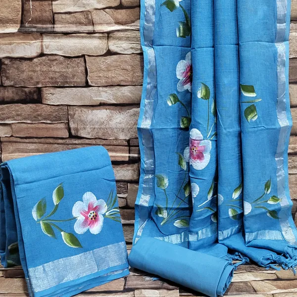 Hand_Painted_Linen_Cotton_Suit_With_Linen_Cotton_Duptta