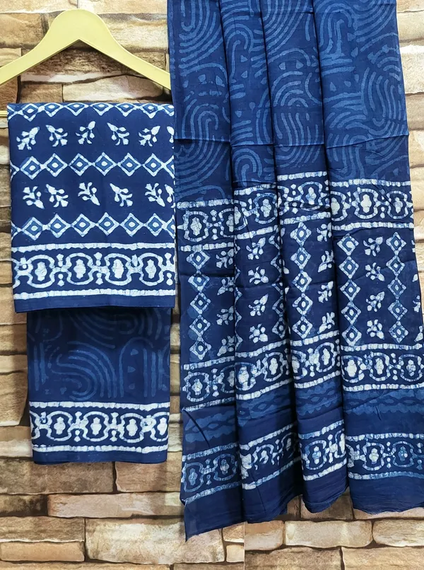 Jaipur_Dabu_Hand_Block_Print_Indigo_Cotton_Suit_Set_with_Cotton_Dupatta_–_Unstitched_Dress_Material