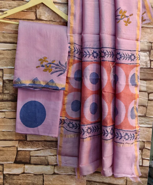 Mughal_Boota_Premium_Chanderi_Silk_Unstitched_Suit_Set_in_Traditional_Block_Print