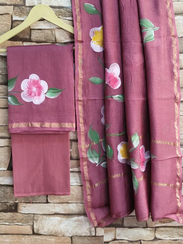 Premium_Hand_Painted_Chanderi_Silk_Suit_Set
