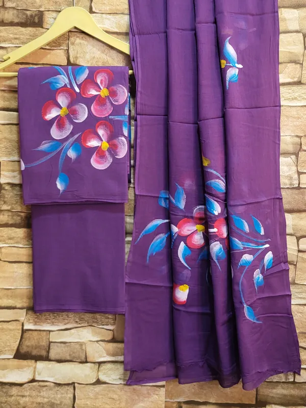 Purple_Cotton_Suit_Set_With_Cotton_Duptta_for_Women's