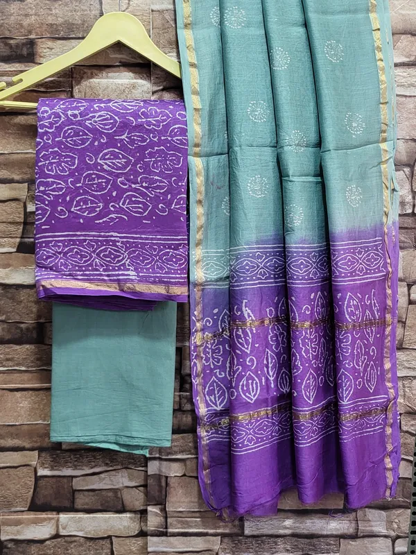 Purple_&_C_Green_Contrast_Chanderi_Silk_Suit_Set