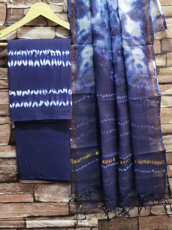 Shibori_Print_Cotton_Suit_Set_With_Kota_Duptta_For_Women's_
