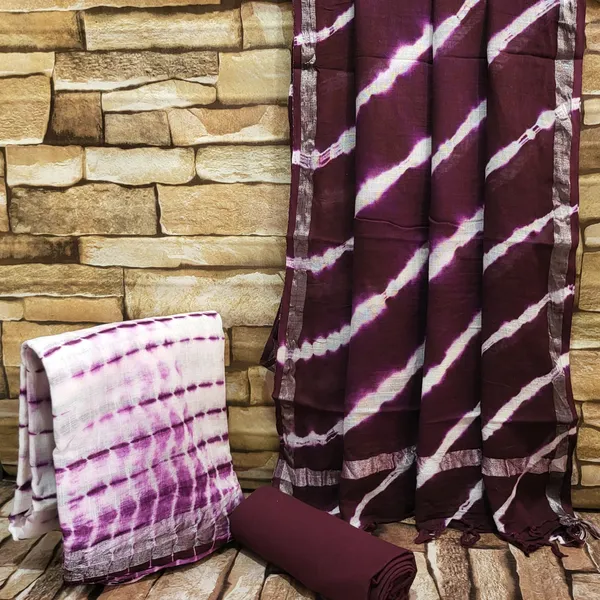Shibori_Print_Linen_Cotton_Suit_Set_For_Women's_