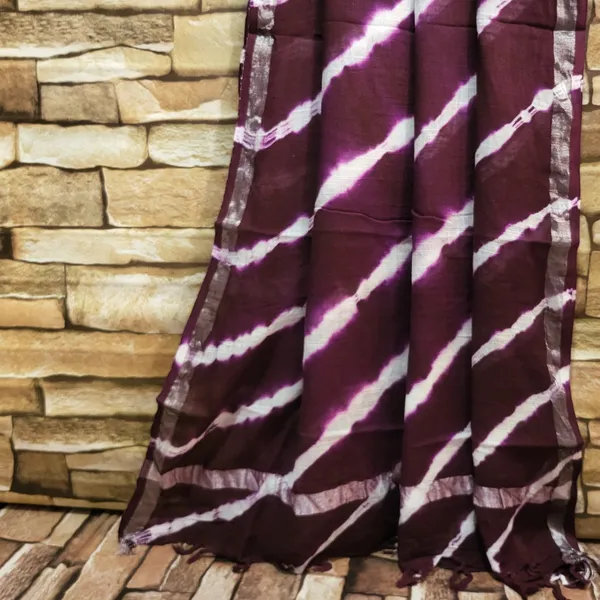 Shibori_Print_Linen_Cotton_Suit_Set_For_Women's_