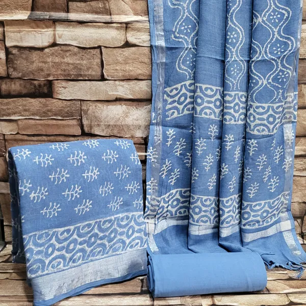 Sky_Blue_Linen_Cotton_Suit_Set_with_Linen_Cotton_Dupatta