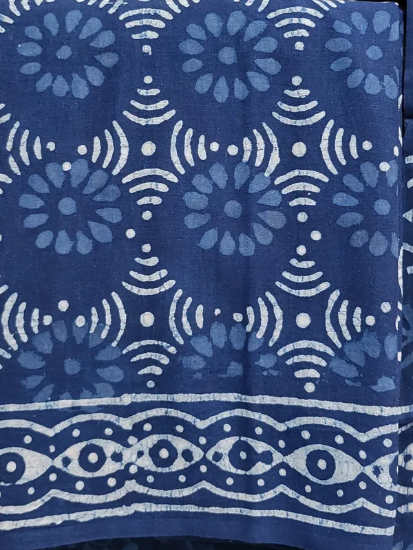 Traditional_Indigo_Dabu_Print_Cotton_Suit_with_Cotton_Dupatta_|_Hand_Block_Unstitched_Suit_Set