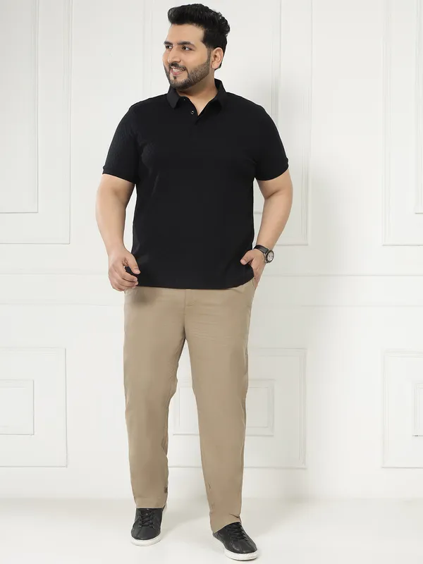 Butterscotch_Brown_Travel_Pants_for_Men_with_Elasticated_Waistband