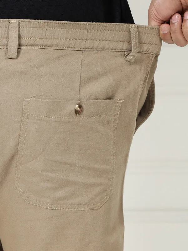 Butterscotch_Brown_Travel_Pants_for_Men_with_Elasticated_Waistband