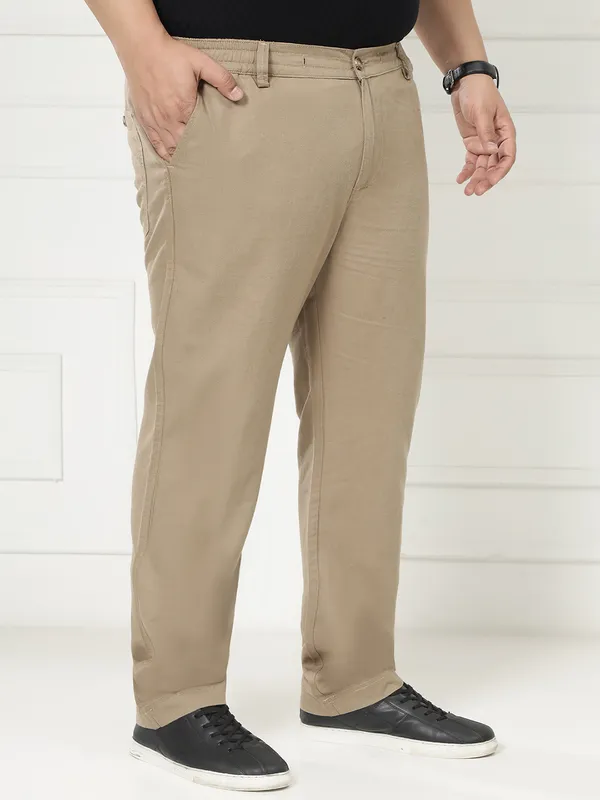 Butterscotch_Brown_Travel_Pants_for_Men_with_Elasticated_Waistband