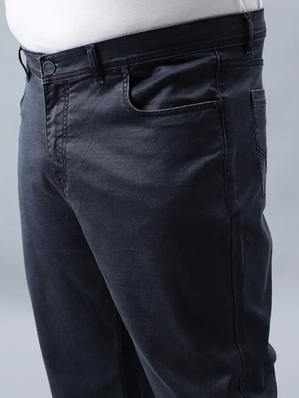 Plus_Size_Navy_Blue_Casual_Stretchable_Denim_Jeans_For_Men