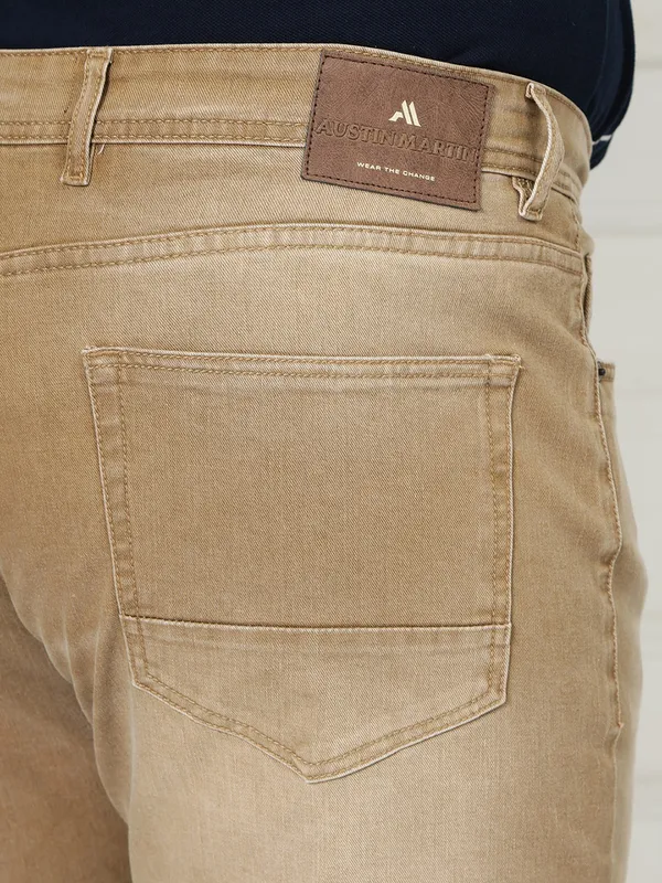 Khaki_Brown_Stretchable_Denim_Jeans_for_Men
