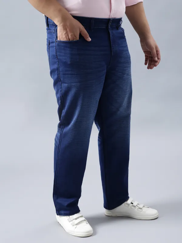 Plus_Size_Carbon_Blue_Casual_Stretchable_Denim_Jeans_For_Men