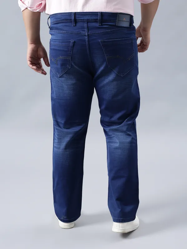 Plus_Size_Carbon_Blue_Casual_Stretchable_Denim_Jeans_For_Men