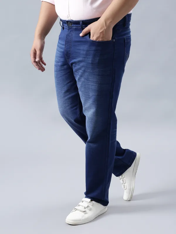 Plus_Size_Carbon_Blue_Casual_Stretchable_Denim_Jeans_For_Men