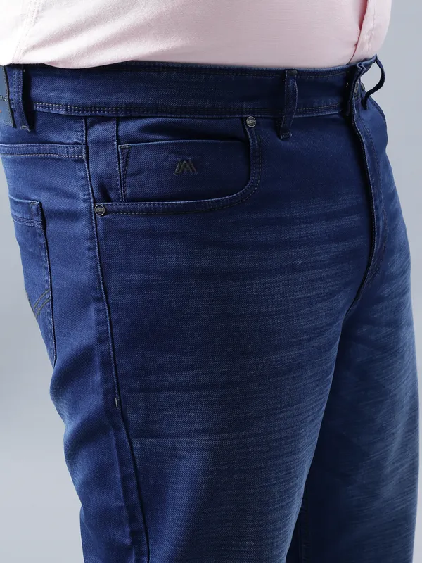 Plus_Size_Carbon_Blue_Casual_Stretchable_Denim_Jeans_For_Men