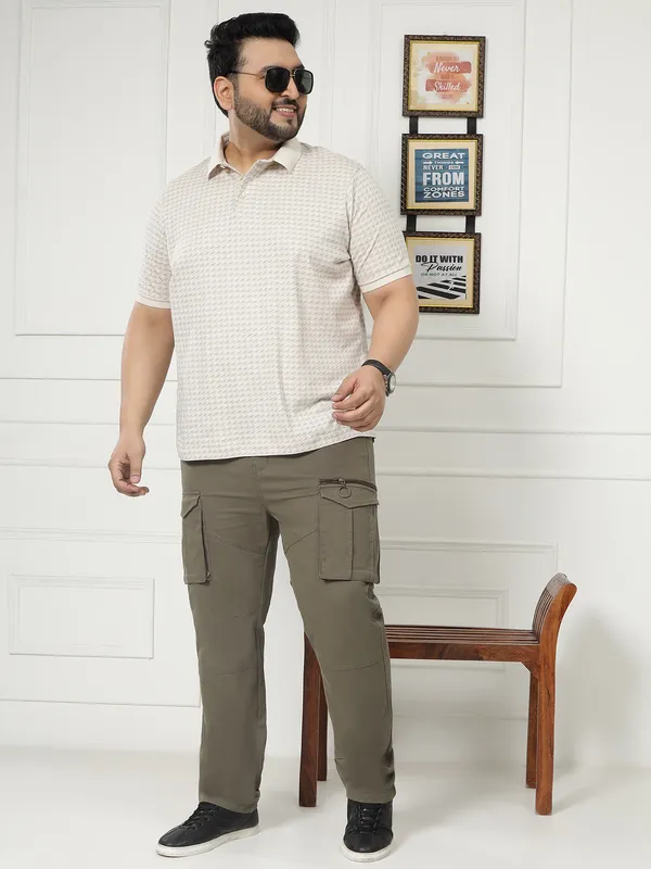 Sage_Green_Auto-Flex_Casual_Stretchable_Cargos_for_Men