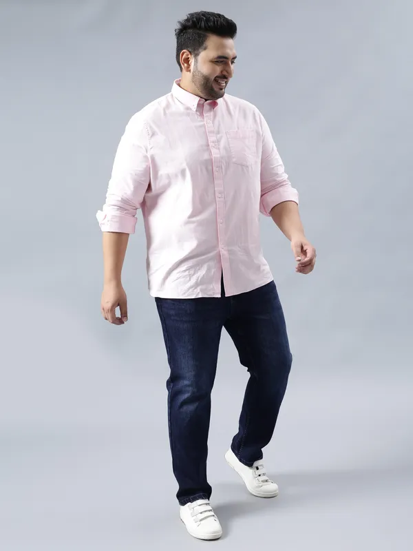 Plus_Size_Deep_Twilight_Blue_Casual_Stretchable_Denim_Jeans_For_Men