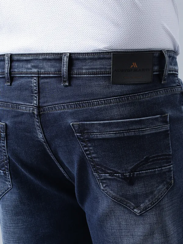 Plus_Size_Fission_Blue_Casual_Stretchable_Denim_Jeans_For_Men